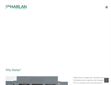 Tablet Screenshot of harlan-electric.com